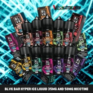 BLVK Bar Hyper Ice Liquid 35mg and 50mg Nicotine E liquid in Dubai