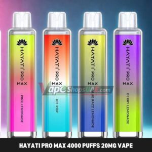 HAYATI PRO MAX 4000 Puffs 20mg Vape in Dubai