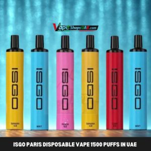 ISGO Paris 1500 Puffs Disposable Vape in UAE
