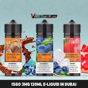 Isgo 3mg 120ml E liquid In Dubai
