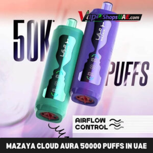 Mazaya Cloud AURA 50000 Puffs Disposable Vape 6mg in the UAE