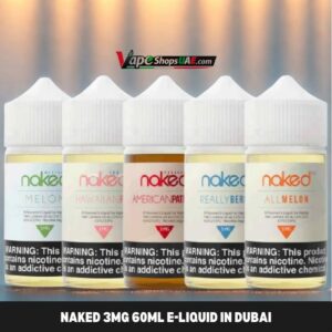 NAKED 3MG 60ML E LIQUID IN DUBAI