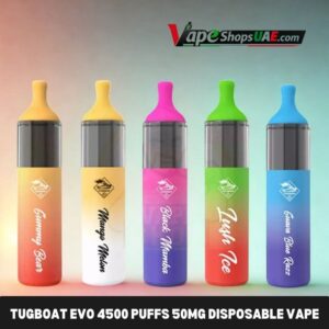 Tugboat EVO 4500 Puffs 50Mg Disposable Vape in Dubai
