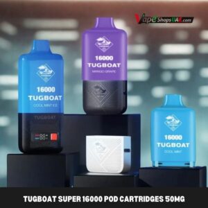 Tugboat Super 16000 Pod Cartridges 50mg Disposable Vape in Dubai