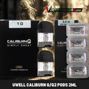 UWELL Caliburn GG2 Pods 2ml Replacement Pods with Caliburn GG2 Coils in Dubai, UAE