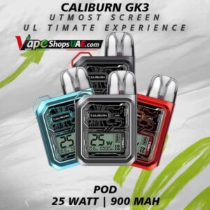 UWELL Caliburn GK3 Kit 25W Pod System 2.5ml Vape Kit 900mAh Starter Kit in Dubai, UAE