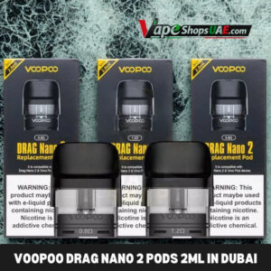 VOOPOO Drag Nano 2 Pods 2ml Replacement Pod Cartridge in Dubai, UAE