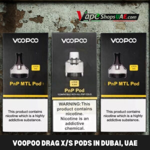 VOOPOO Drag XS Pods 4.5ml PnP & PnP MTL Replacement Pods in Dubai, UAE