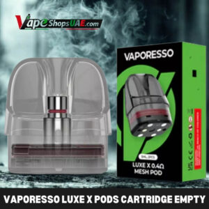 Vaporesso-Luxe-X-Pods-Cartridge-0.4ohm-0.8ohm-Empty-Replacement-Pods-Mesh-Coils-2PCS-in-Dubai-UAE