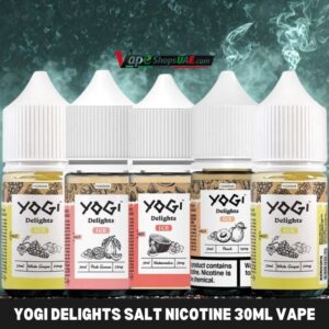 YOGI Delights Salt Nicotine 30ml Vape Juice 35mg & 50mg E Liquid in Dubai