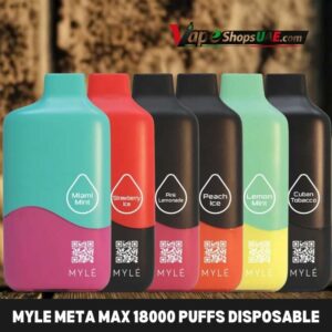 myle meta max 18000 puffs disposable vape in uae