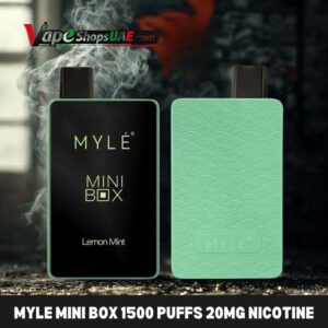 myle mini box 1500 puffs 20mg disposable vape in dubai