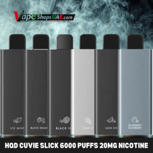 hqd cuvie slick 6000 puffs 20mg nicotine in uae