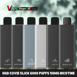 hqd cuvie slick 6000 puffs 50mg nicotine in uae