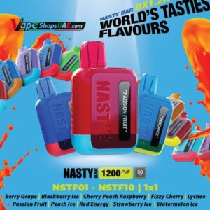 nasty bar 1200 puffs 20mg nicotine none rechargeable vape in uae