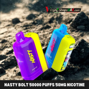 nasty bolt 50000 puffs 50mg nicotine disposable vape in uae