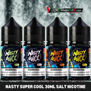 nasty super cool 30ml salt nicotine e liquids 35mg and 50mg in dubai