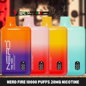 nerd fire 10000 puffs 20mg nicotine in uae