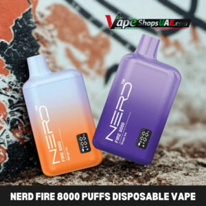 nerd fire 8000 puffs disposable vape in dubai