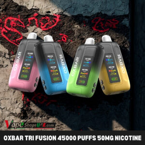 oxbar tri fusion 45000 puffs 50mg nicotine in uae
