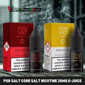 pod salt core salt nicotine 20mg 30ml e juice in dubai