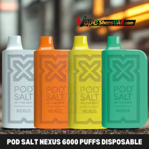pod salt nexus 6000 puffs 20mg disposable vape in dubai uae