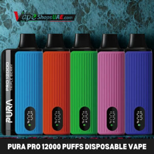 pura pro 12000 puffs 20mg and 50mg disposable vape in uae