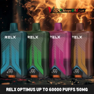 relx optimus up to 60000 puffs 50mg nicotine disposable vape in uae