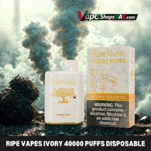 ripe vapes ivory 40000 puffs 20mg disposable vape in uae