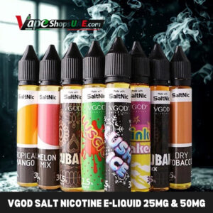 vgod salt nicotine e liquid 25mg and 50mg in dubai