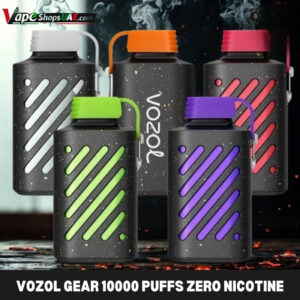 vozol gear 10000 puffs zero nicotine in uae