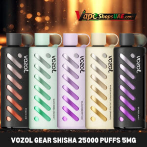 vozol gear shisha 25000 puffs dual mode 5mg nicotine in uae
