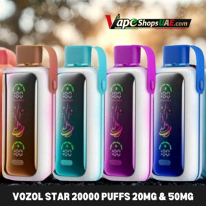 vozol star 20000 puffs 20mg and 50mg disposable vape in dubai