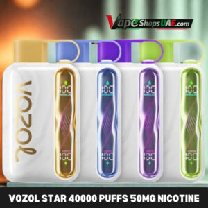 vozol star 40000 puffs 50mg nicotine in uae