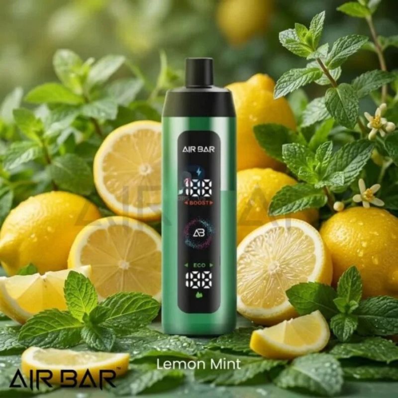 Airbar E Shisha 15000 Puffs Disposable Vape Lemon Mint