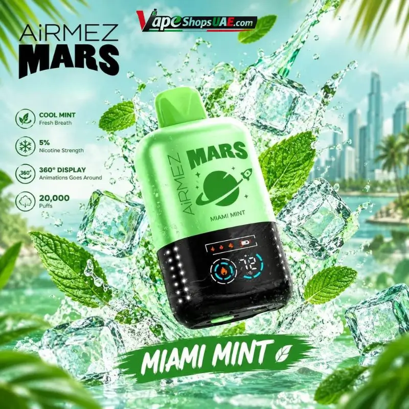 Airmez-Mars-20000-Puffs-Disposable-Vape-in-Dubai-miami-mint