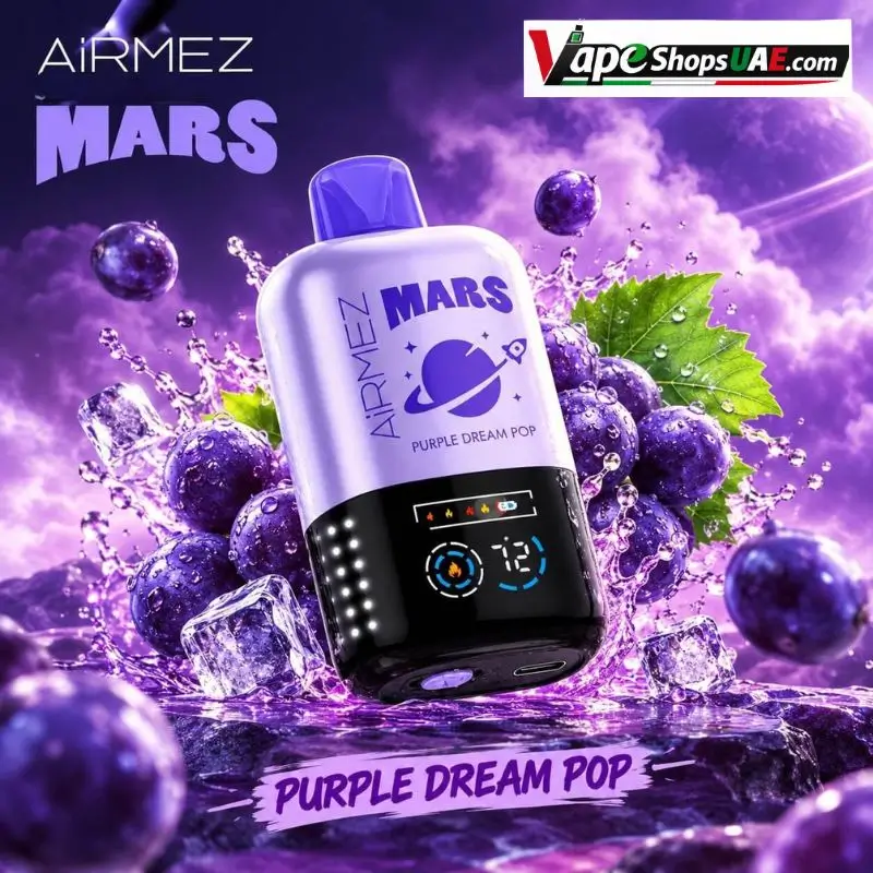 Airmez-Mars-20000-Puffs-Disposable-Vape-in-Dubai-purple-dream-pop