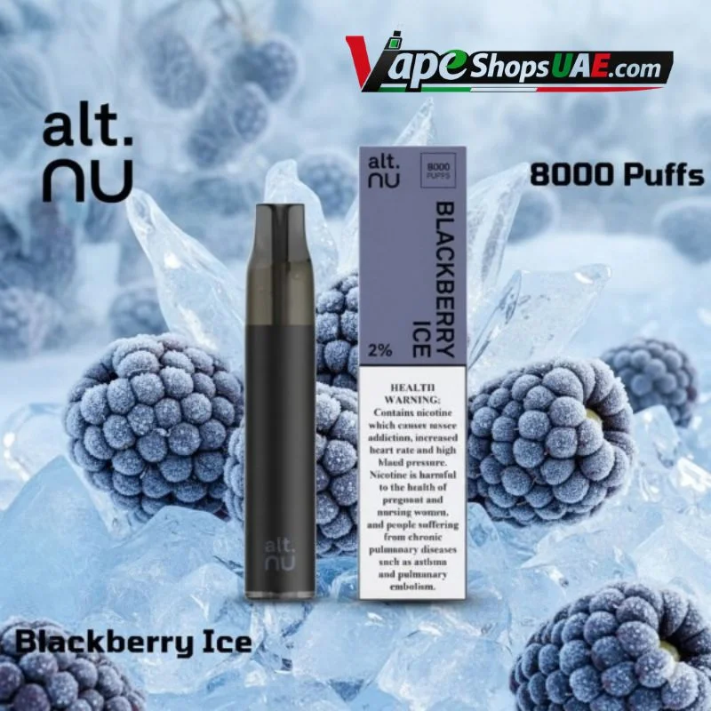 Alt-Nu-8000-Puffs-Disposable-Vape-20mg-in-DUBAI-UAE-blackberry-ice