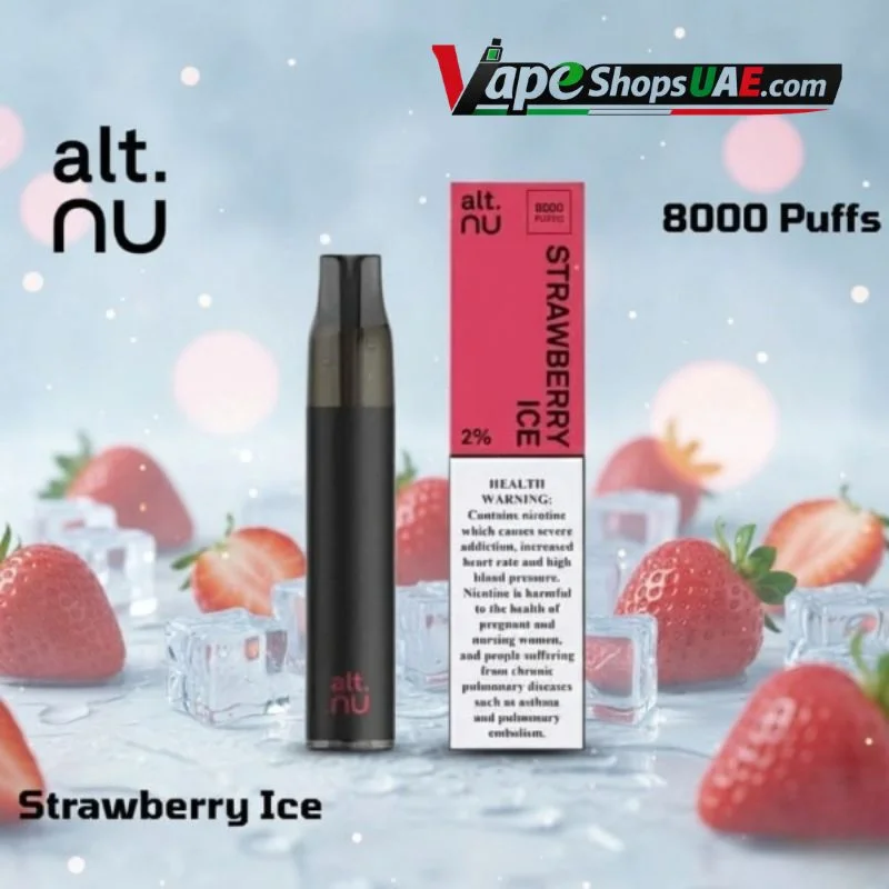 Alt-Nu-8000-Puffs-Disposable-Vape-20mg-in-DUBAI-UAE-strawberry-ice