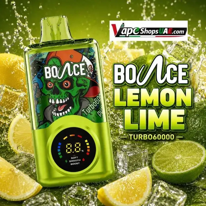 Bounce-Turbo-60k-Puffs-20mg-Disposable-Vape-in-Dubai-lemon-lime.