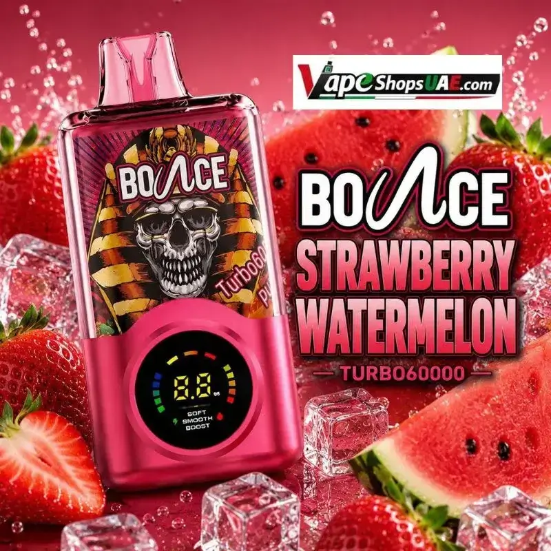 Bounce-Turbo-60k-Puffs-20mg-Disposable-Vape-in-Dubai-strawberry-watermelon