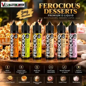 Ferocious-Desserts-60ml-E-Liquid-3mg-in-Dubai.