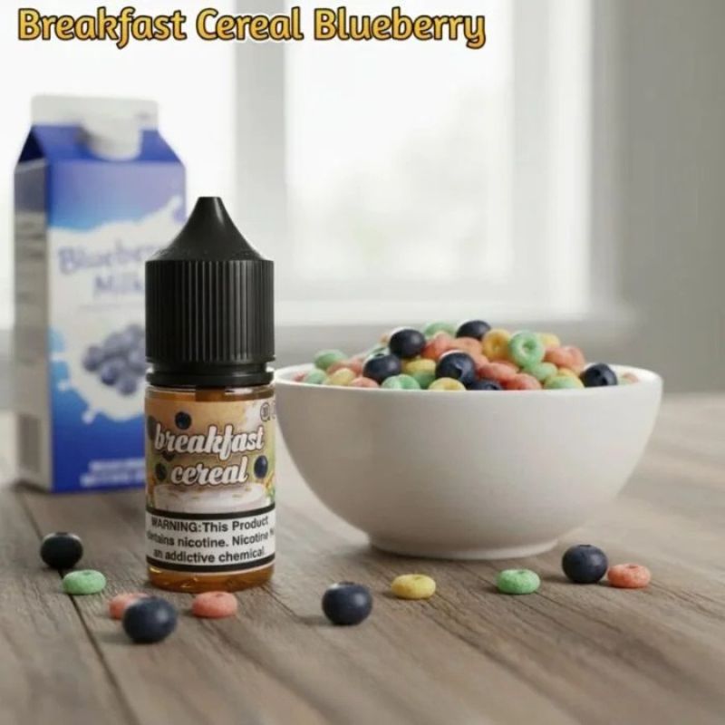 JDI Salt Nicotine 30ml E-liquid 25mg and 50mg Breakfast Cereal Blueberry
