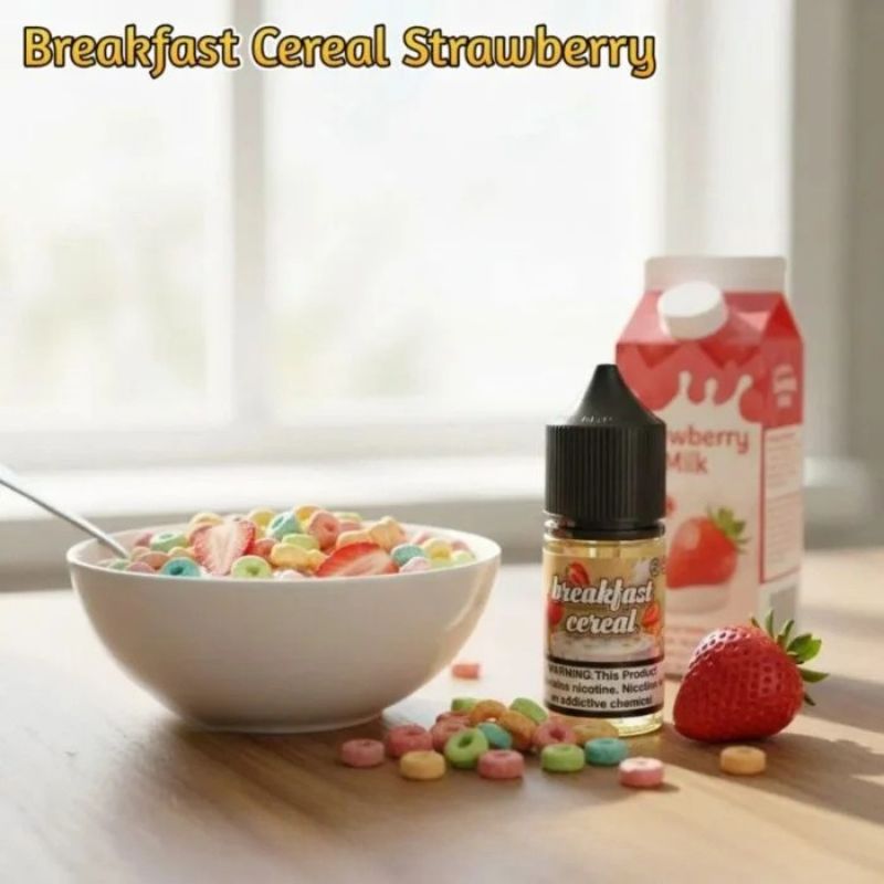 JDI Salt Nicotine 30ml E-liquid 25mg and 50mg Breakfast Cereal Strawberry