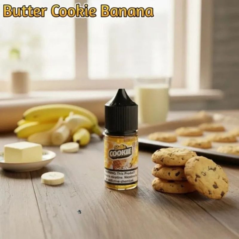 JDI Salt Nicotine 30ml E-liquid 25mg and 50mg Butter Cookie Banana
