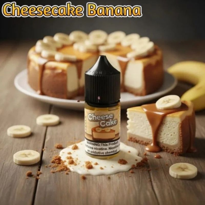 JDI Salt Nicotine 30ml E-liquid 25mg and 50mg Cheesecake Banana