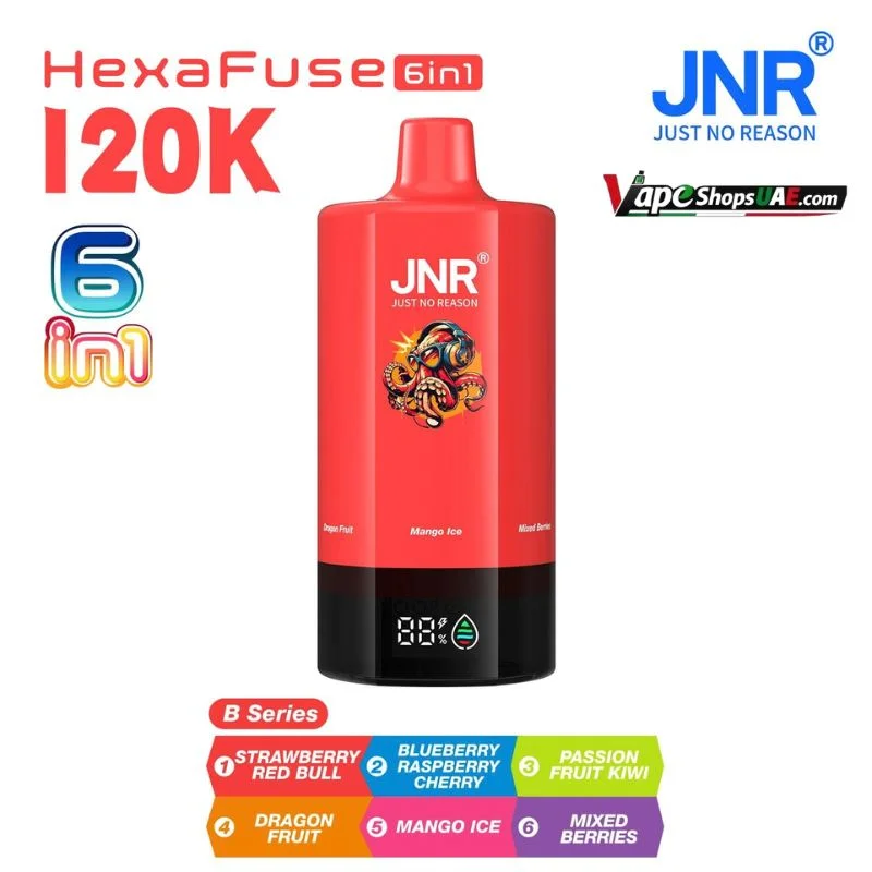 JNR-HexaFuse-120K-Puffs-6-in-1-Disposable-Vape-20mg-Nicotine-In-Dubai-B-series.