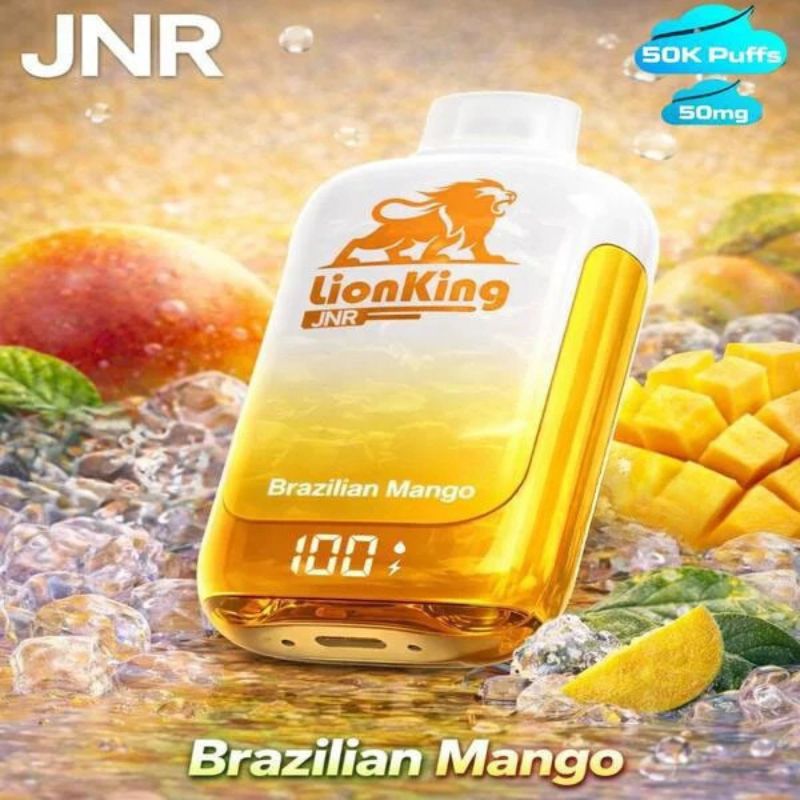JNR lion king 50000 puffs 50mg nicotine BRAZILIAN MANGO