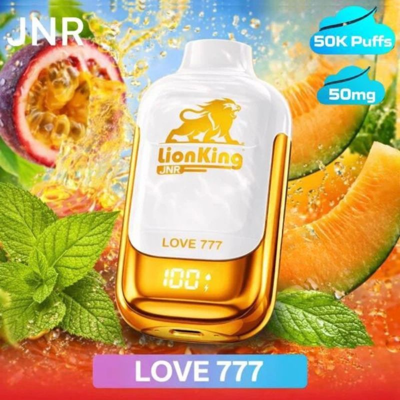 JNR lion king 50000 puffs 50mg nicotine LOVE 777