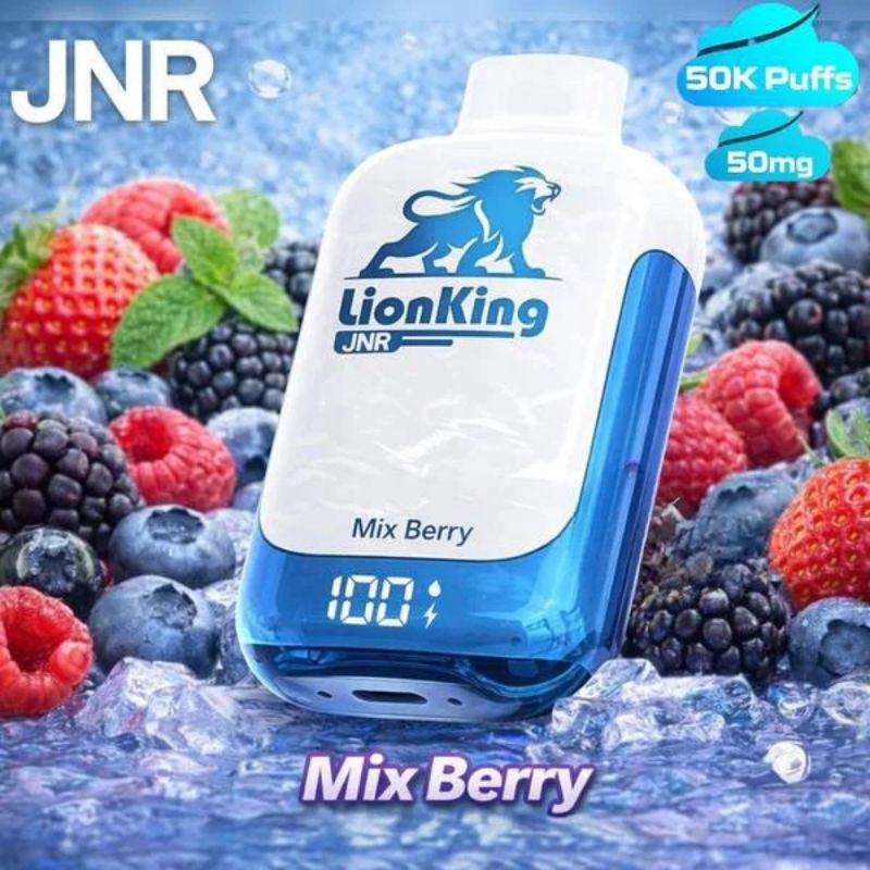 JNR lion king 50000 puffs 50mg nicotine MIX BERRY